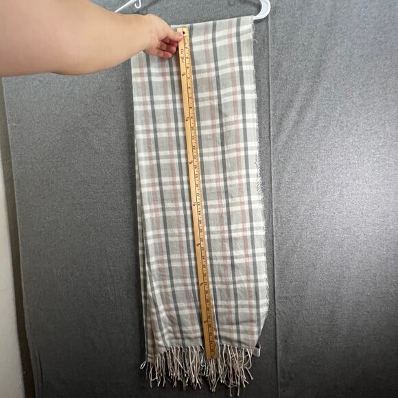 Banana Republic 100% ACRYLIC Women's Plaid Scarves Multi Color - Picture 4 of 6